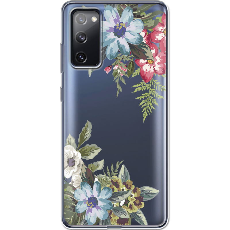 Прозрачный чехол BoxFace Samsung G780 Galaxy S20 FE Floral