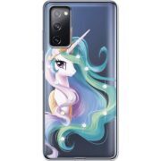 Чехол со стразами Samsung G780 Galaxy S20 FE Unicorn Queen