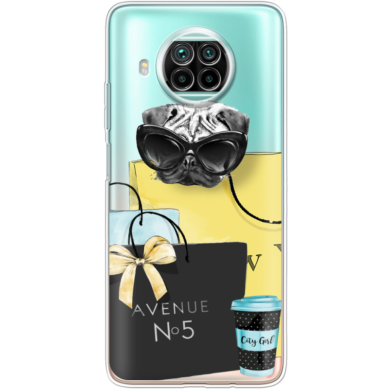 Прозрачный чехол BoxFace Xiaomi Mi 10T Lite Fashion Pug