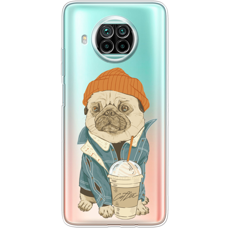 Прозрачный чехол BoxFace Xiaomi Mi 10T Lite Dog Coffeeman