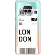 Прозрачный чехол BoxFace Xiaomi Mi 10T Lite Ticket London