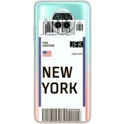 Прозрачный чехол BoxFace Xiaomi Mi 10T Lite Ticket New York