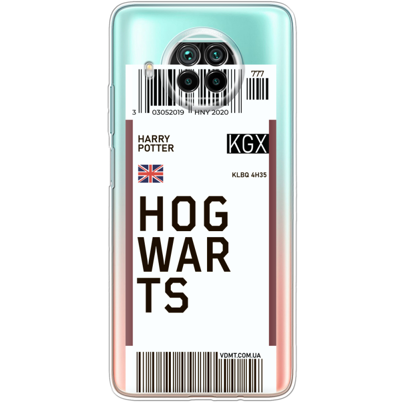 Прозрачный чехол BoxFace Xiaomi Mi 10T Lite Ticket Hogwarts