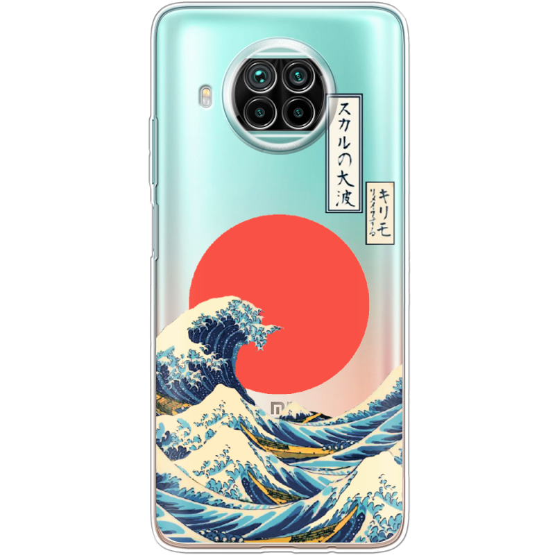 Прозрачный чехол BoxFace Xiaomi Mi 10T Lite Большая волна в Канагаве