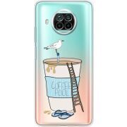 Прозрачный чехол BoxFace Xiaomi Mi 10T Lite Segull in Cofee Pool