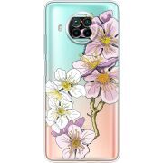 Прозрачный чехол BoxFace Xiaomi Mi 10T Lite Cherry Blossom