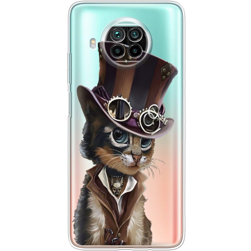 Прозрачный чехол BoxFace Xiaomi Mi 10T Lite Steampunk Cat