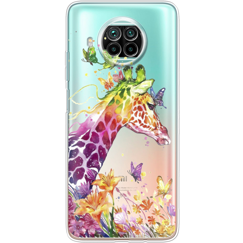 Прозрачный чехол BoxFace Xiaomi Mi 10T Lite Colorful Giraffe