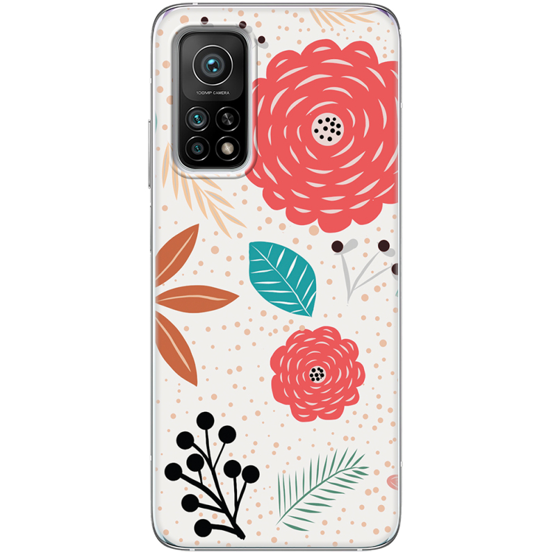 Чехол BoxFace Xiaomi Mi 10T/ Mi 10T Pro Line Flowers