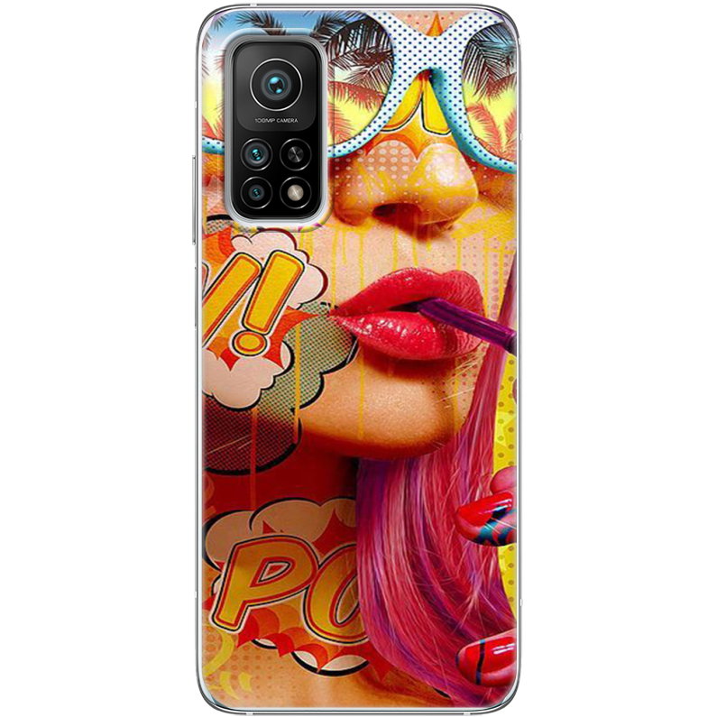 Чехол BoxFace Xiaomi Mi 10T/ Mi 10T Pro Yellow Girl Pop Art