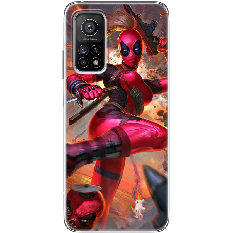 Чехол BoxFace Xiaomi Mi 10T/ Mi 10T Pro Woman Deadpool