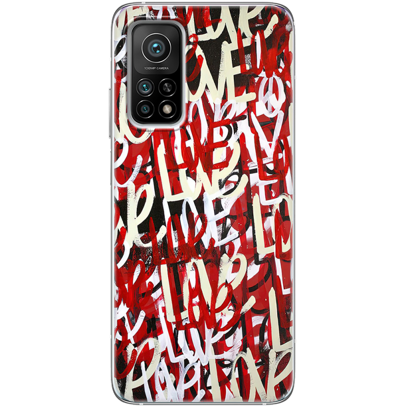 Чехол BoxFace Xiaomi Mi 10T/ Mi 10T Pro Love Graffiti