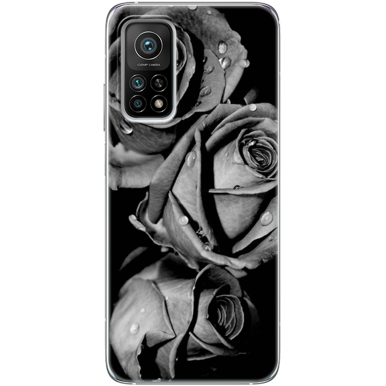 Чехол BoxFace Xiaomi Mi 10T/ Mi 10T Pro Black and White Roses