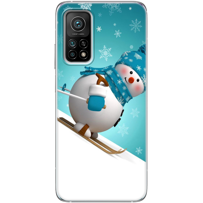 Чехол BoxFace Xiaomi Mi 10T/ Mi 10T Pro Skier Snowman