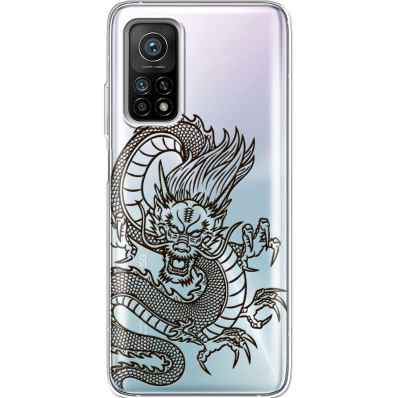 Прозрачный чехол BoxFace Xiaomi Mi 10T/ Mi 10T Pro Chinese Dragon