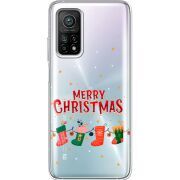 Прозрачный чехол BoxFace Xiaomi Mi 10T/ Mi 10T Pro Merry Christmas