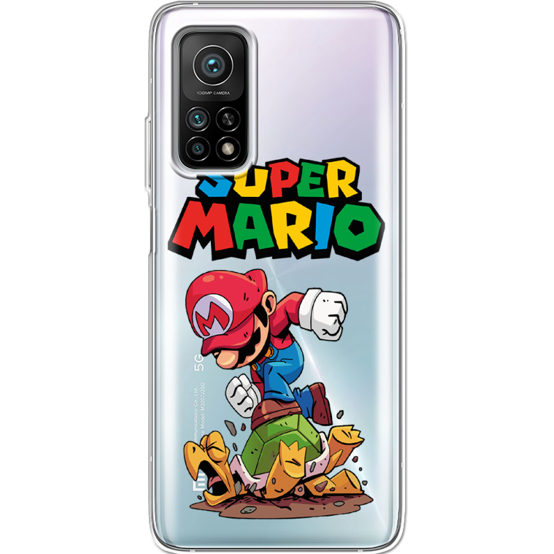 Прозрачный чехол BoxFace Xiaomi Mi 10T/ Mi 10T Pro Super Mario