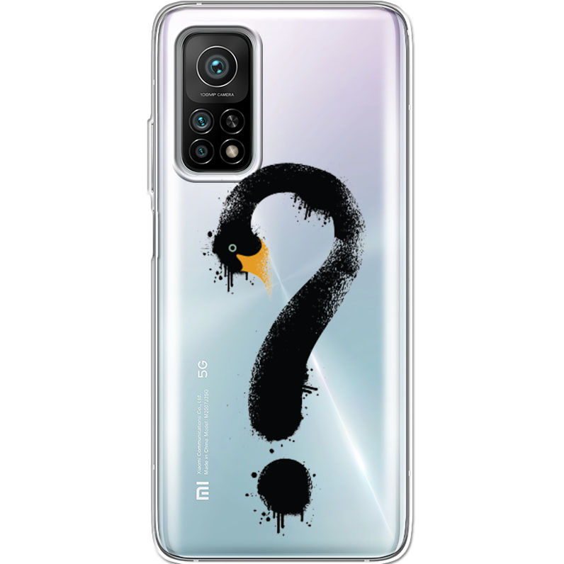 Прозрачный чехол BoxFace Xiaomi Mi 10T/ Mi 10T Pro Swan question
