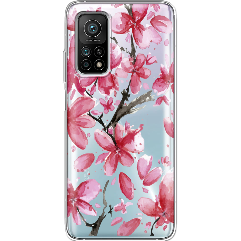 Прозрачный чехол BoxFace Xiaomi Mi 10T/ Mi 10T Pro Pink Magnolia