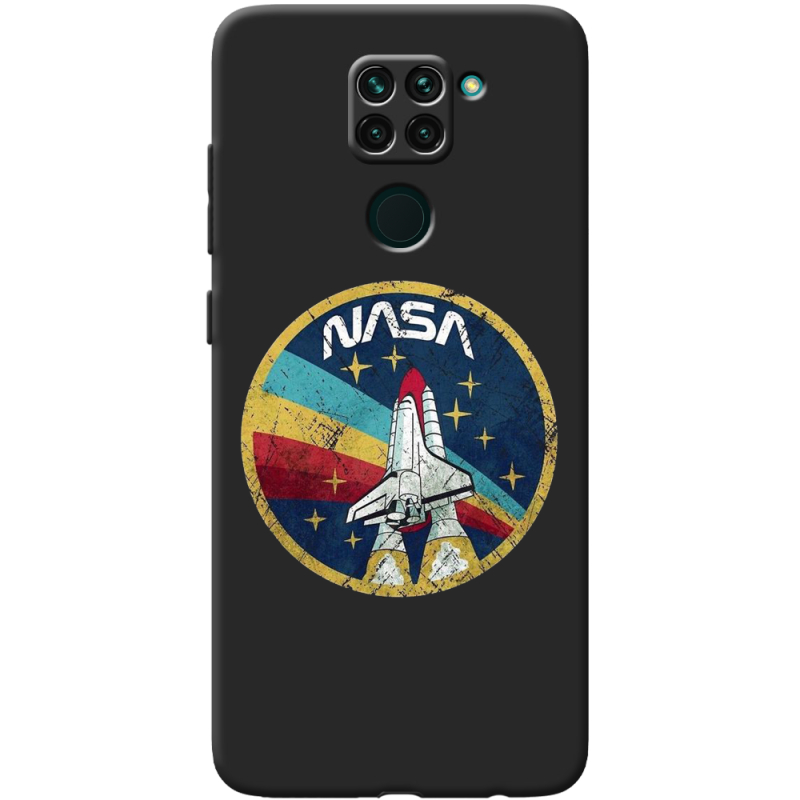 Черный чехол BoxFace Xiaomi Redmi Note 9 NASA