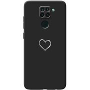 Черный чехол BoxFace Xiaomi Redmi Note 9 My Heart