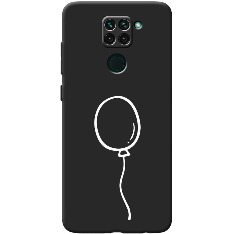Черный чехол BoxFace Xiaomi Redmi Note 9 Balloon