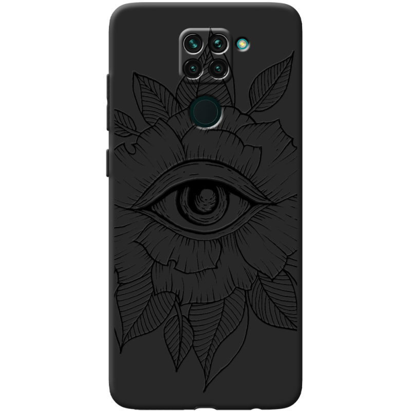 Черный чехол BoxFace Xiaomi Redmi Note 9 Eye