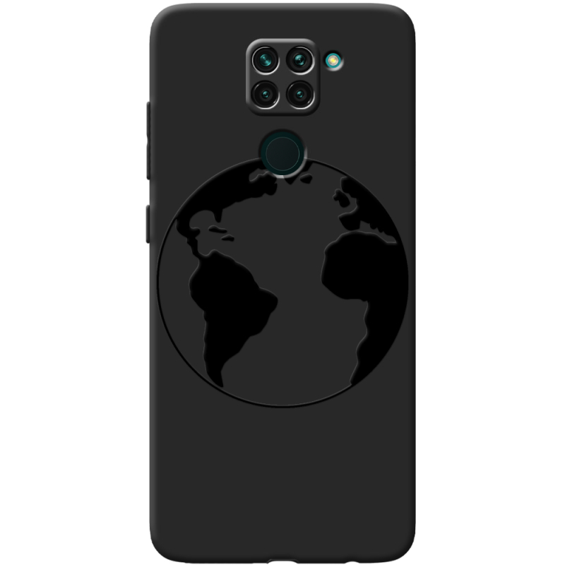 Черный чехол BoxFace Xiaomi Redmi Note 9 Earth