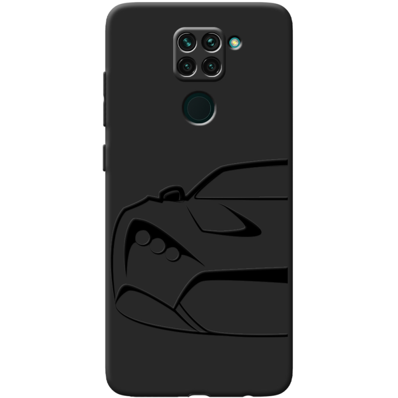 Черный чехол BoxFace Xiaomi Redmi Note 9 Sportcar