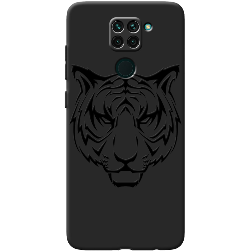 Черный чехол BoxFace Xiaomi Redmi Note 9 Tiger