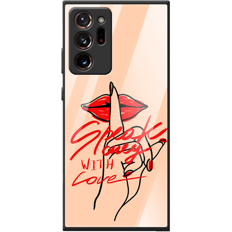 Защитный чехол BoxFace Glossy Panel Samsung N985 Galaxy Note 20 Ultra Speak Only Whith Love