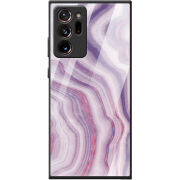 Защитный чехол BoxFace Glossy Panel Samsung N985 Galaxy Note 20 Ultra Purple Marble