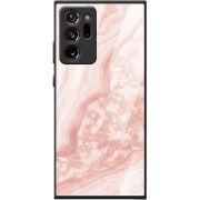 Защитный чехол BoxFace Glossy Panel Samsung N985 Galaxy Note 20 Ultra Pink Marble