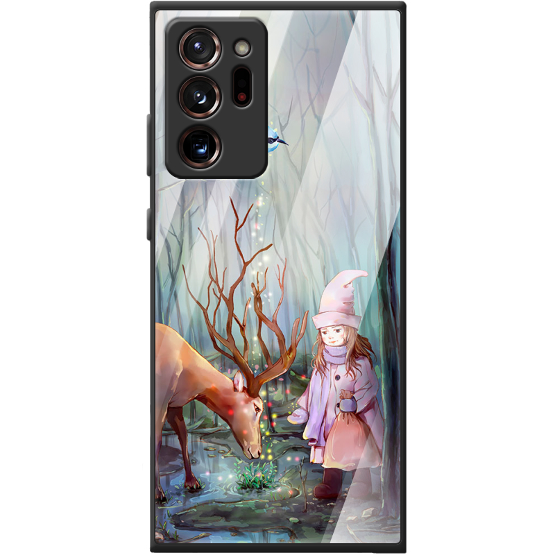 Защитный чехол BoxFace Glossy Panel Samsung N985 Galaxy Note 20 Ultra Girl And Deer