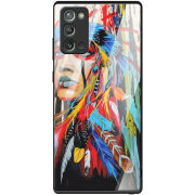 Защитный чехол BoxFace Glossy Panel Samsung N980 Galaxy Note 20 Feather Girl