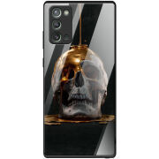 Защитный чехол BoxFace Glossy Panel Samsung N980 Galaxy Note 20 Gold Skull