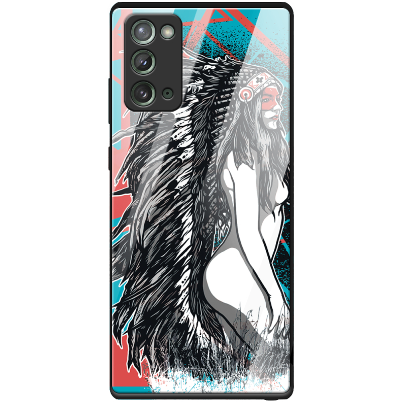 Защитный чехол BoxFace Glossy Panel Samsung N980 Galaxy Note 20 Indian Girl