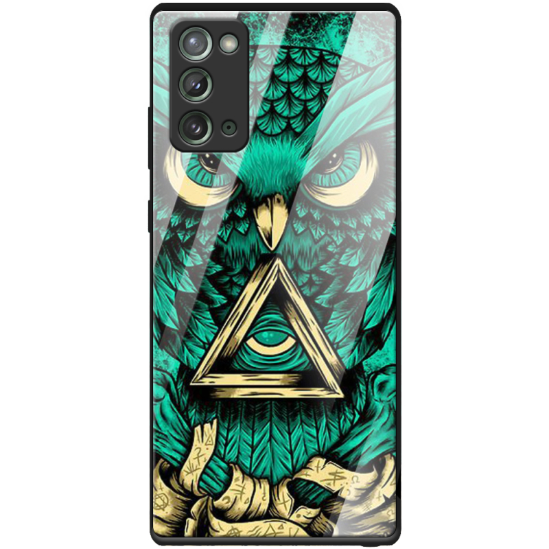 Защитный чехол BoxFace Glossy Panel Samsung N980 Galaxy Note 20 Masonic Owl