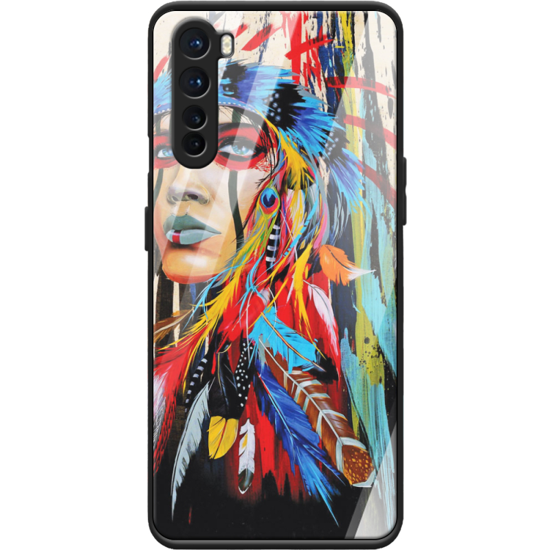 Защитный чехол BoxFace Glossy Panel OnePlus Nord Feather Girl