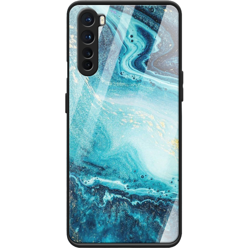 Защитный чехол BoxFace Glossy Panel OnePlus Nord Blue Marble