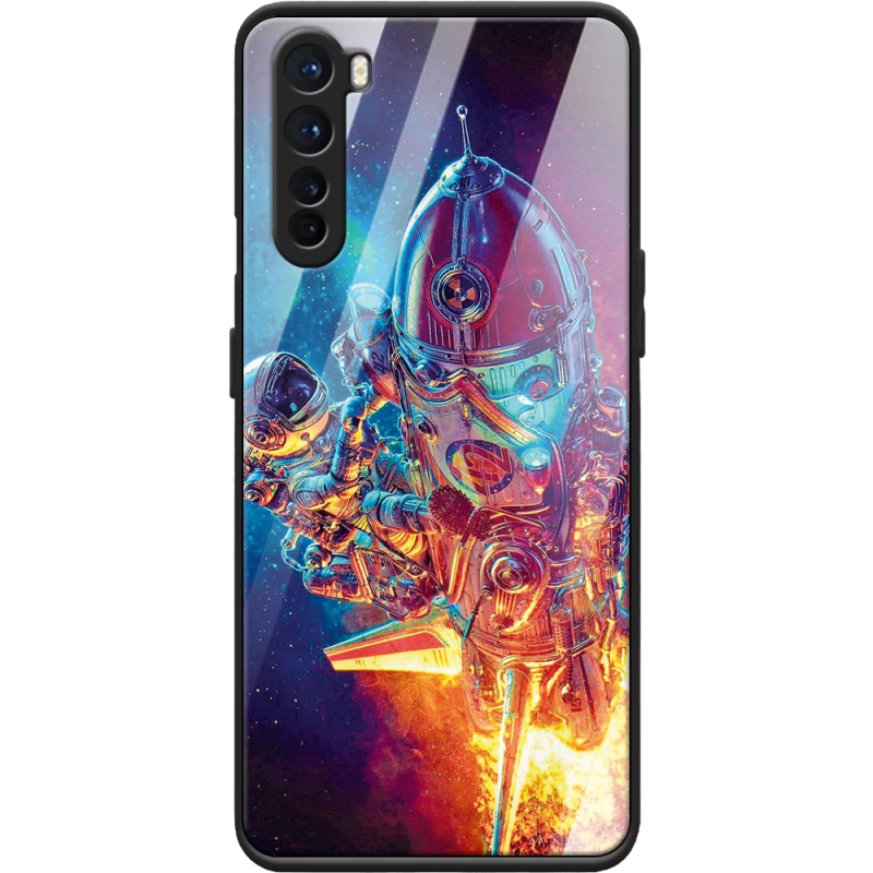 Защитный чехол BoxFace Glossy Panel OnePlus Nord Astronaut in Space