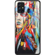 Защитный чехол BoxFace Glossy Panel Samsung M317 Galaxy M31s Feather Girl