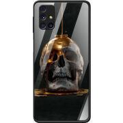 Защитный чехол BoxFace Glossy Panel Samsung M317 Galaxy M31s Gold Skull
