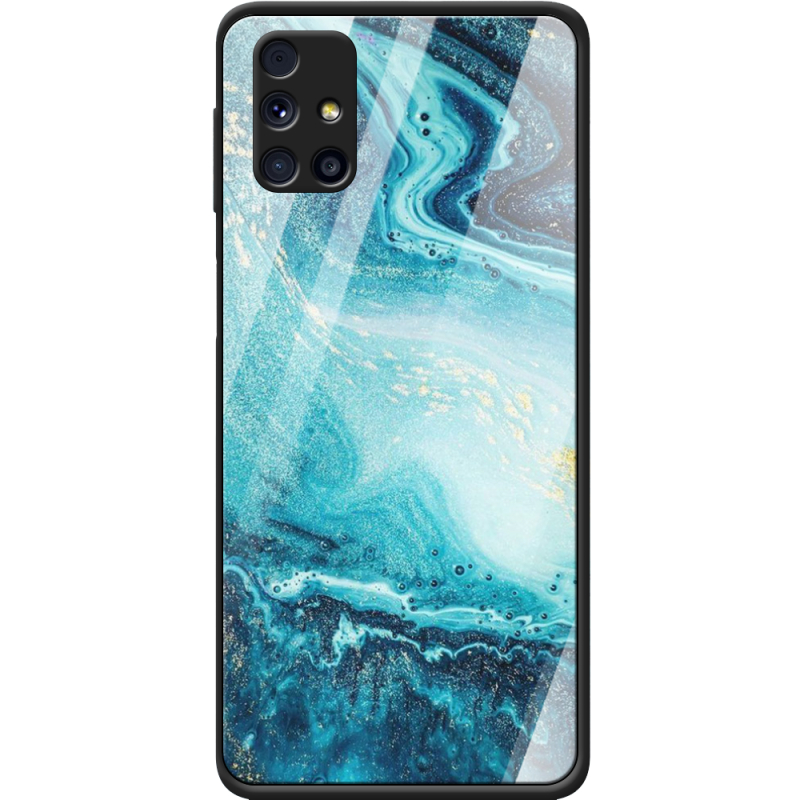 Защитный чехол BoxFace Glossy Panel Samsung M317 Galaxy M31s Blue Marble