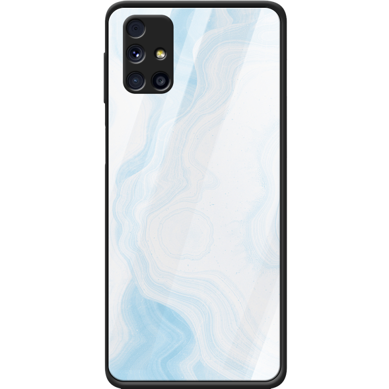 Защитный чехол BoxFace Glossy Panel Samsung M317 Galaxy M31s Light Marble