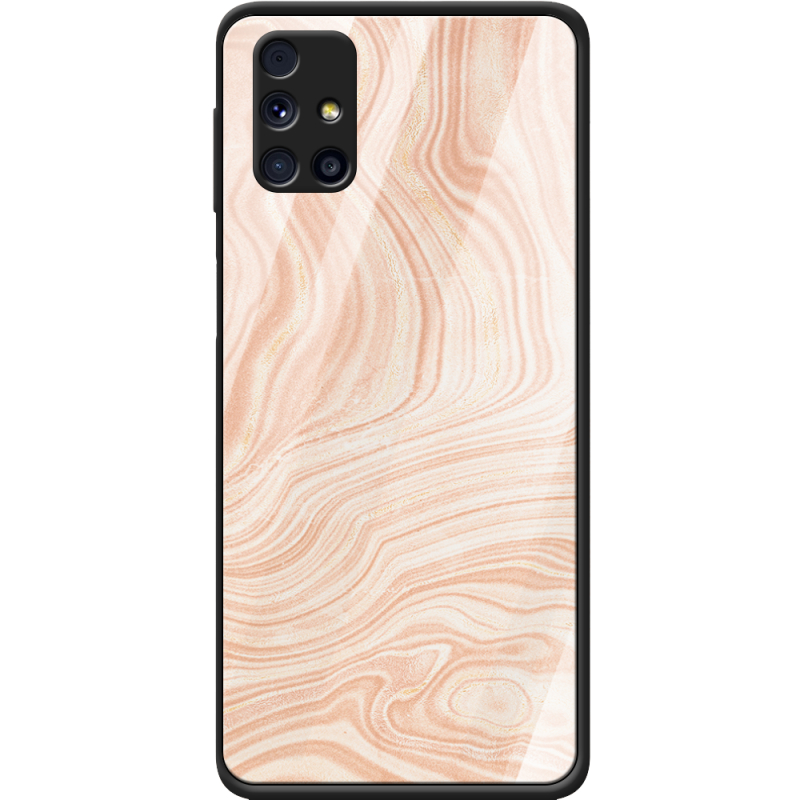 Защитный чехол BoxFace Glossy Panel Samsung M317 Galaxy M31s Delicate Marble