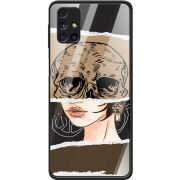 Защитный чехол BoxFace Glossy Panel Samsung M317 Galaxy M31s Skull-Girl