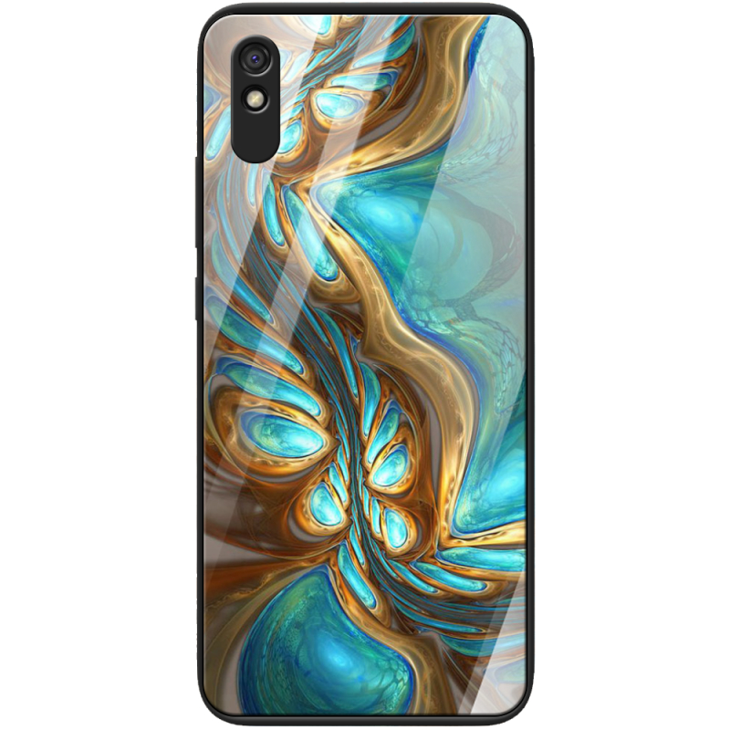 Защитный чехол BoxFace Glossy Panel Xiaomi Redmi 9A Blue Abstraction