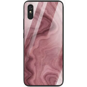 Защитный чехол BoxFace Glossy Panel Xiaomi Redmi 9A DarkRed Marble