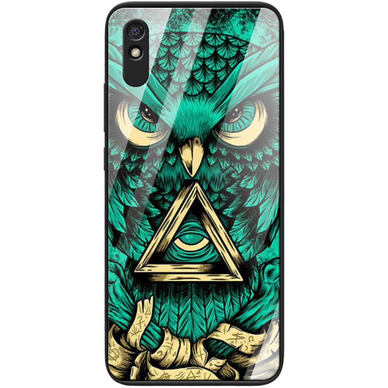 Защитный чехол BoxFace Glossy Panel Xiaomi Redmi 9A Masonic Owl